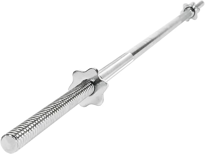 Sunny Health & Fitness 60-Inch Chrome Barbell Bar or High-Density Foam Barbell Pad – Strength Training Gear for Squats, Deadlifts, Hip Thrusts, Bench Press, Lunges & Full-Body Home Gym Workouts