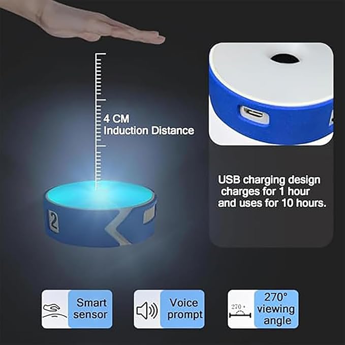 Agile Fitness Sports Training Light,Smart Reaction Training Light,USB Charging Design,Four Light Colours,Children's Football and Basketball Speed Training, 8-Light Version