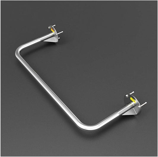 Wall-mounted Fitness Horizontal Bar, Home Safety Pull-up Bar, Upper Body Muscle Training Bar, Multi-purpose Sports Equipment, Safe Load 300kg, Length 100cm (Stainless Steel)