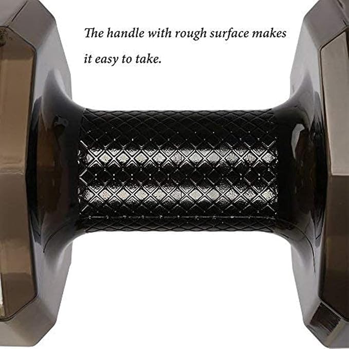 2.6L / 88oz Dumbbell Shape Water Bottle, Portable Weight Water Bottles, Dumbbells Travel Cup, PETG Eco-Friendly Cup for Gym, Yoga, Running, Outdoors, Cycling, and Camping