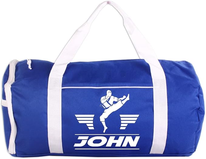 Personalized Sport/Gym Roll Duffel Bag - Martial Arts Male