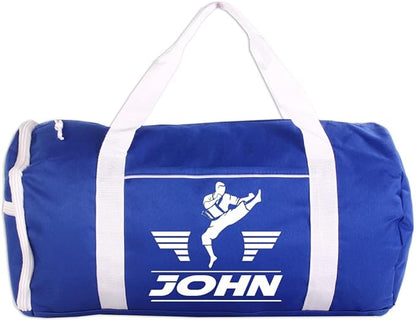 Personalized Sport/Gym Roll Duffel Bag - Martial Arts Male