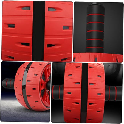 Ab Roller Wheel with Knee Pad for Home Gym Fitness Equipment Advanced Abdominal Muscle Trainer Wheel for Stomach Back Core Strengthening Smooth Forward Backward Workout