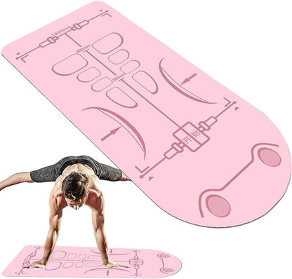 Exercise Equipment Mat - Extra Long Yoga Mat Non-Slip 5.25x2.3ft | Men And Women Exercising Mat, Sound Insulation Knee Joint Protector Pad For Ab Roller Wheel And Workout Accessories