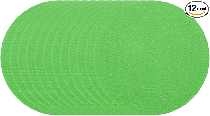 PATIKIL Spot Markers, Non-Slip Floor Dots Agility Markers Flat Field Cones Poly Dots