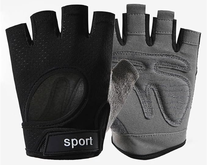 INOGIH Lightweight and Breathable Fingerless-Gym-Gloves for Women - Exercise-Crossfit-Training Gloves for Workout