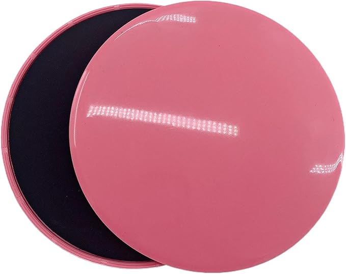 Gliding Discs For Abdominal Exercises - Core Sliders | Fitness Gliding Discs | Exercise Discs | Core Trainer | 2x Two-Sided Gym Sliding Plate Pads | Yoga Cushion For Carpet Or Hardwood Floors