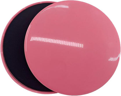 Gliding Discs For Abdominal Exercises - Core Sliders | Fitness Gliding Discs | Exercise Discs | Core Trainer | 2x Two-Sided Gym Sliding Plate Pads | Yoga Cushion For Carpet Or Hardwood Floors