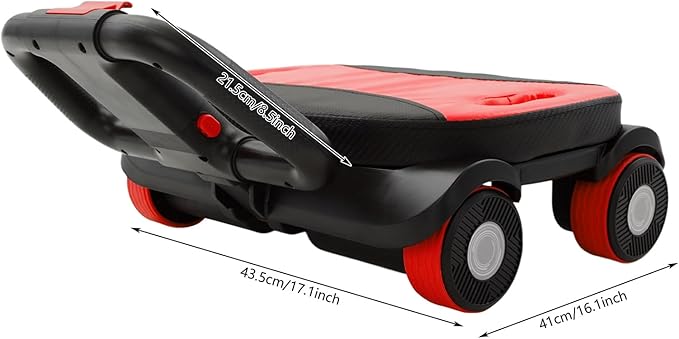 Ab Roller Wheel, 4-Wheel Abdominal & Core Strength Trainer for Home Gym Fitness, Exercise Wheel with Knee Pad for Beginners to Advanced Users