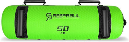 Aqua Bags for Workout 5-45lbs - Ultimate Core Water Weights Aqua Bag - Portable Stability Fitness -Stability, Core and Balance Training - Portable Fitness Equipment - Includes Three Bags