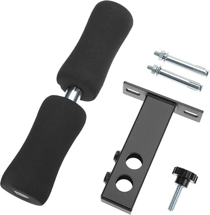 QWORK Wall Mounted Sit-Up Exercise Bar, Sit-ups Foot Holder, Steel Sit-Up Assistant for Abdominal Core Workout