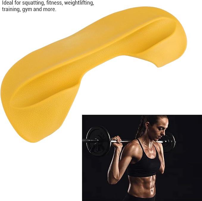 Qiilu Neck & Shoulder Protective Pad Barbell Squat Pad Barbell Neck Cushion and Shoulder for Fitness Weightlifting Training Gym