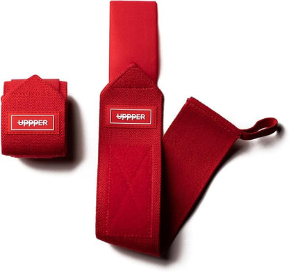 UPPPER Wrist Wraps for Weightlifting – 19" Lifting Wrist Support with Thumb Loop for Bench Press, Powerlifting, and Gym Workouts for Men & Women | Premium Fitness Gear