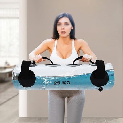 Water Weights Aqua Bag, 25Kg/55lbs Training Power Bag Filled Hydro Core Training Bag Portable Stability Fitness Equipment for Gyms, Homes, Sports Halls
