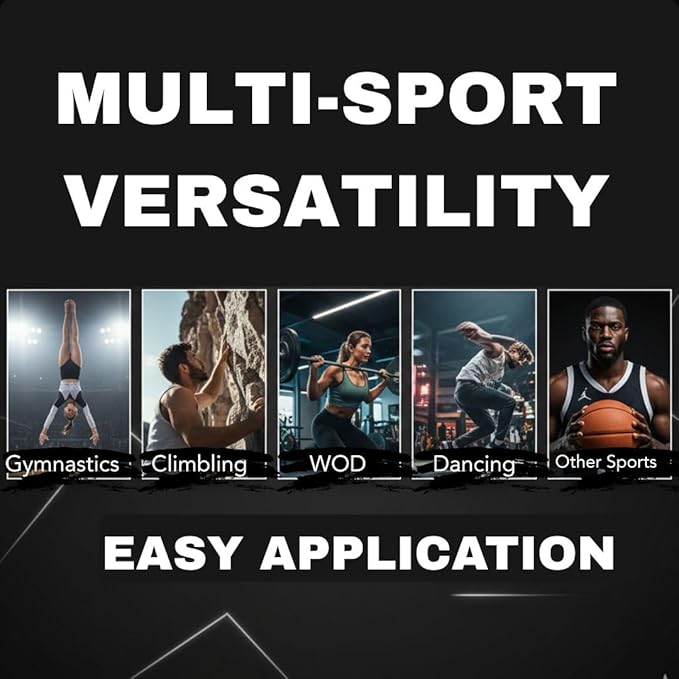 Liquid Chalk, Mess Free Gym Chalk for Weightlifting, Gymnastics, Rock Climbing. Sweat Resistant and Long Lasting for Stronger Grip. (30ML - 3 Pack)