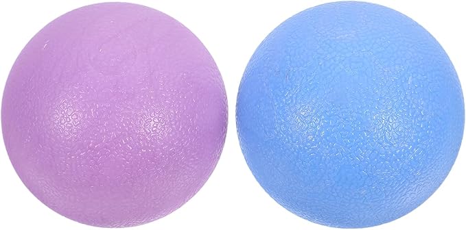 Trigger Point Massage Ball Peanut Massage Ball 2pcs Set for Myofascial Release Deep Tissue Foot and Back Relief Fitness Roller for Muscle Knot Therapy