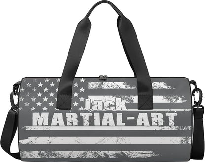 Personalized-Martial-Arts-Gear-Bag for Karate Teakwondo, Custom Jiujitsu Bag for Boys, Karate Teakwondo Bag for Gear Waterproof Lightweight Large USA