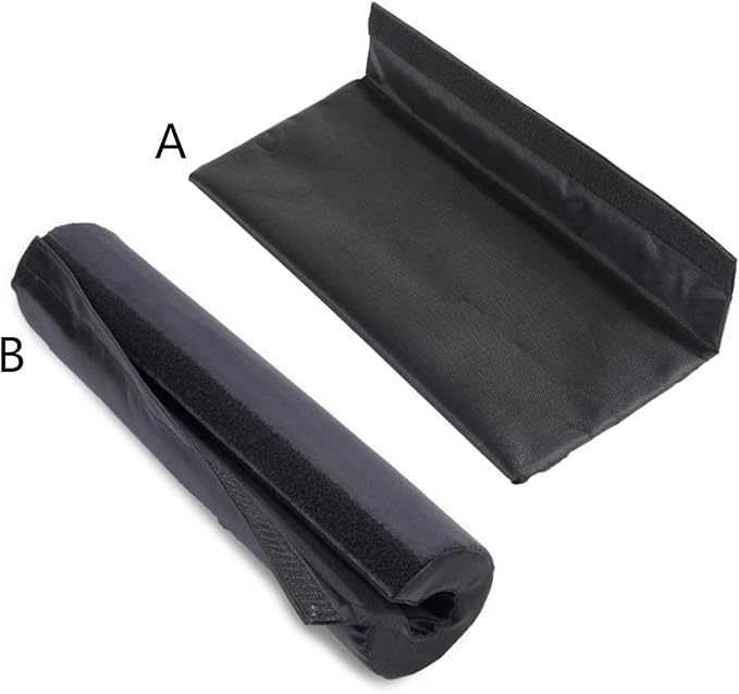 Barbell Squat Pad Neck & Shoulder Protective Adjustable Barbell Hip Thrust, Great for Squats, Lunges, Hip Thrusts, Weight Lifting, Black