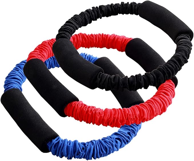 SOPOGER Archery Bow Trainer Rubber Stretch Bands 25-45 Lbs Draw Strength Training Device Aids Release Trainer Exerciser Workout Resistance Practice Equipment for Archery Bow Accessories