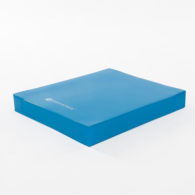 Balanced Body Balance Pad, Durable, Thick and Smooth, Foam for Stability, Core Strength and Motor Control, Blue