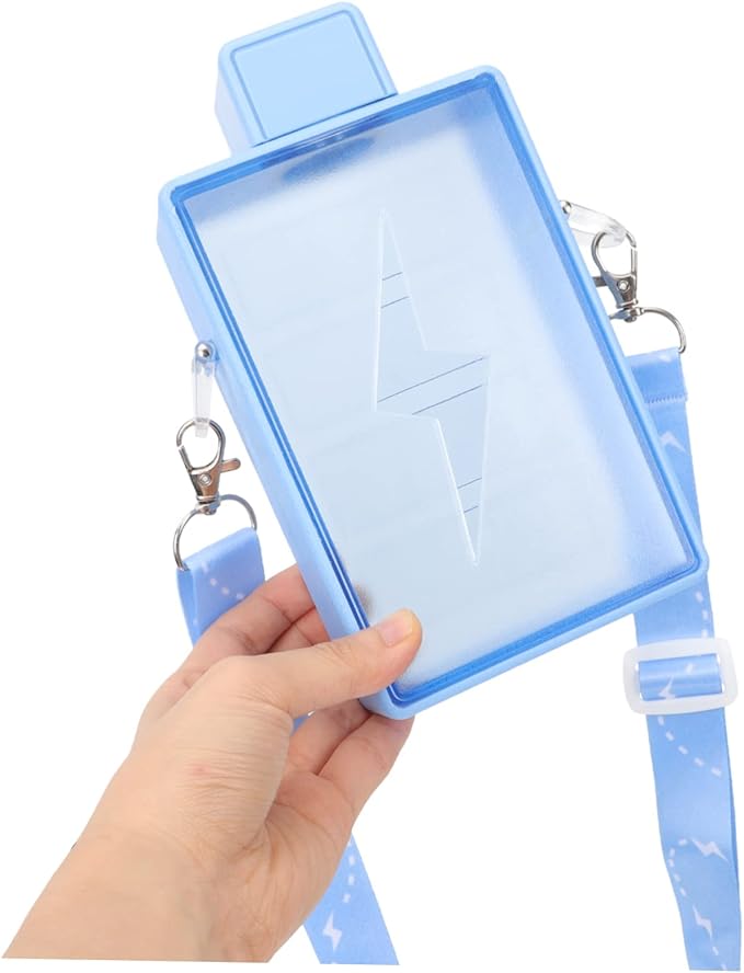 Portable Gym Water Bottle Durable Sipping Bottle for Sports Convenient Design with Crossbody Strap for Fitness and Outdoor Activities Stylish Ice