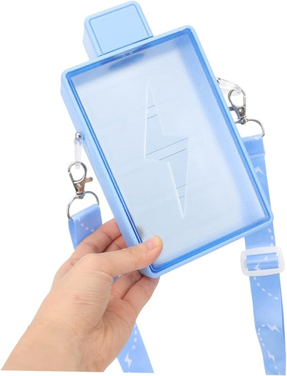 Portable Gym Water Bottle Durable Sipping Bottle for Sports Convenient Design with Crossbody Strap for Fitness and Outdoor Activities Stylish Ice