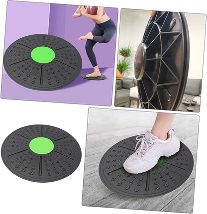 Alipis Fitness Training Balance Board for Core Stability and Posture Improvement PP Material Yoga and Pilates Exercise Accessory with Anti-slip Massage Surface for Home Gym
