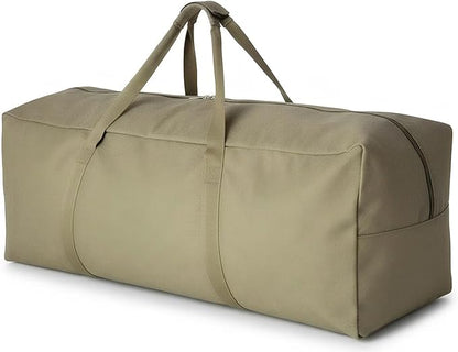 Extra Large Canvas Travel Duffle Bag Heavy Duty, Sports Travel Military Camping Tent Storage
