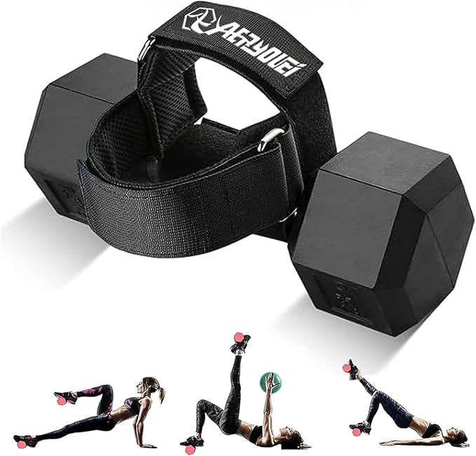 Dumbbell Foot Attachment, Tibialis Trainer, Adjustable Ankle Weights, Leg Workouts at Home for Hip Flexors,Ankle Straps for Weight Lifting,Shin Splint,Hamstring Curls,Leg extensions,Home Gym Equipment