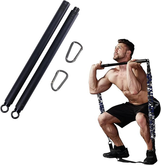 INNSTAR Upgraded Portable Home Gym 5.0, Full Body Workout System with Resistance Bands, Detachable Fitness Bar, Handles, Door Anchor for Home, Travel, Gym