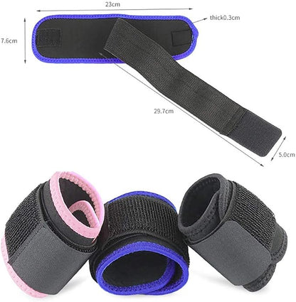 Wrist Brace, Compression Wrist Strap Support Wrist for Men & Women, Youth & Elderly, Boys& Girls, One Size Adjustable, Sports Wristband 1 PCS (Black)