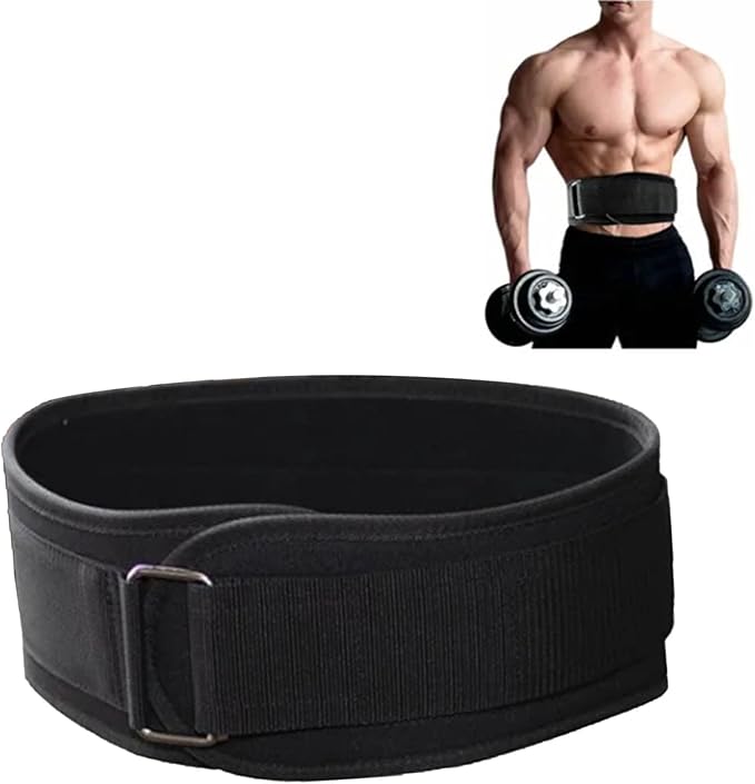 Comfortable Regulable Weight Lifting Belt Strong Support Design for Men Women, Fitness Belt for Training, EVA Nylon