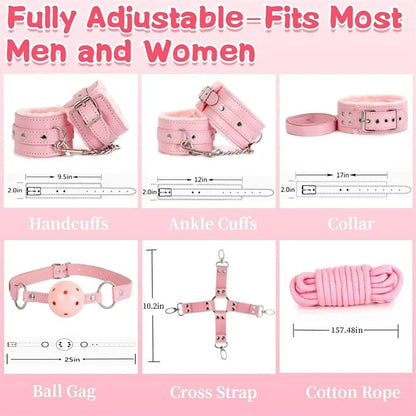 Adjustable Gym Exercise Set 12, Comfortable, Lightweight, Portable, Safe & Reliable - H