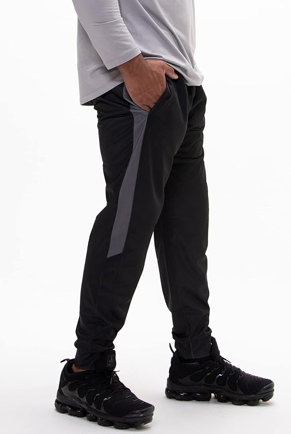 DEVOPS 1 or 2 Pack Men's Active Performance Workout Athletic Training Sweatpants Gymwear