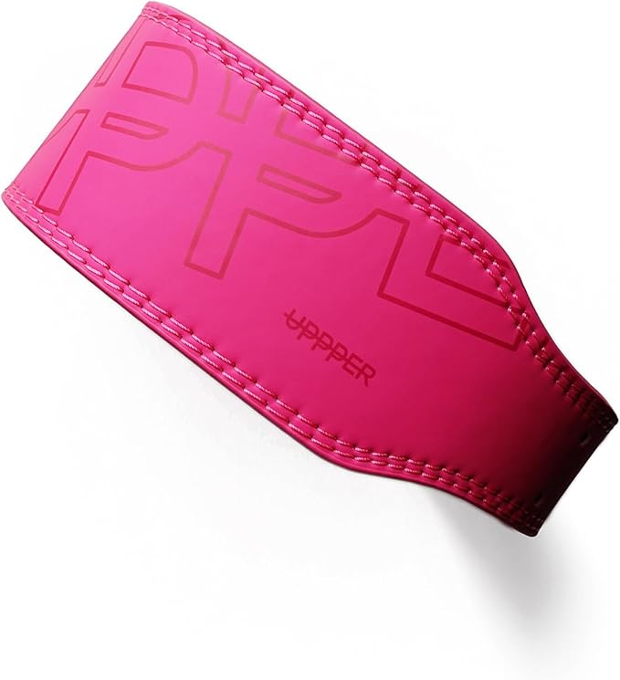 UPPPER Weight Lifting Belt - Double Prong 4” to 2.5” Tapered Premium Lifting Belt for Men and Women - Ultimate Back Support For Weightlifting and Powerlifting | Premium Fitness Gear