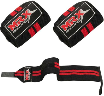MRX Weight Lifting Gym Training Wrist Wraps for Wrist Support Bodybuilding Workout Wrap Men/Women