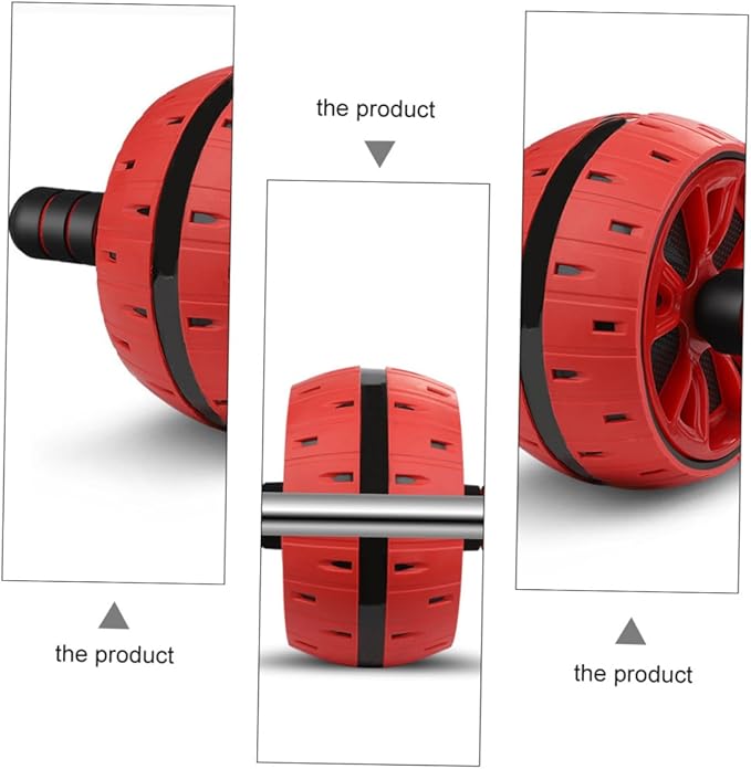 Advanced Ab Roller Wheel with Wide Stable Wheel for Multi-angle Abdominal Muscle Training Large Design Exercise Roller for Home and Gym Fitness Includes Knee Mat for Core Strength
