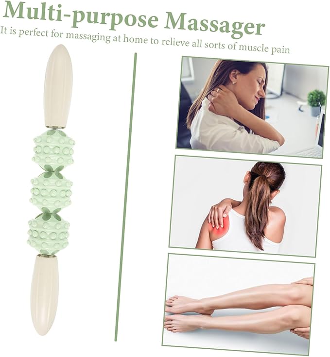 Massage Deep Tissue Massage Tools Manual Massager Roller Muscle Massage Roller Yoga Massage Sticks Roller Massage Tools Muscle Roller Stick Hand Tools Fitness Pp Multifunction