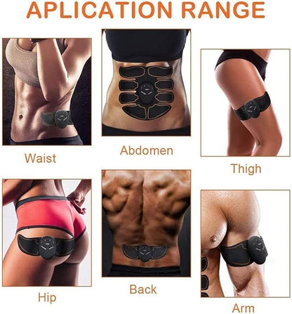 Fitness Belt Abs Stimulator Muscle Training Fitness Workout Equipment Ab Core Toner Belt for Abdominal/Arm/Leg for Home Use