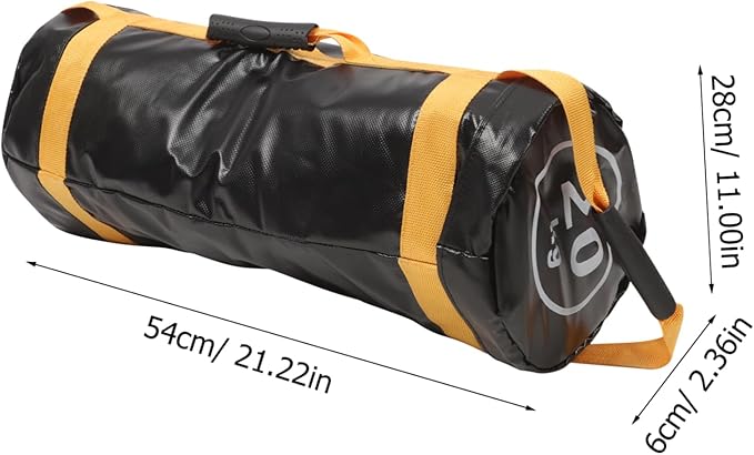 Milisten Weight Lifting Bag for Training with PVC Material Sandbag for Weight Training Muscle Building Fitness Bag for Men and Women Gym Workouts