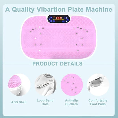 Vibration Plate Exercise Machine Whole Body Workout Vibration Fitness Platform for Home Fitness with Remote Control