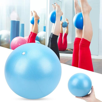 25cm Non-Slip Exercise Ball for Yoga & Pilates - Small Stability Ball for Core Strength Training, Home Gym, Balance Workouts
