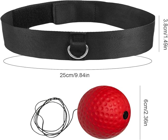 Boxing Training Reflex Balls - Boxing Reaction Ball | Head Punching Ball | Child Adults React Reflex Ball for Boxing Training | Workout Equipment Beginners Fitness Reflex Ball for Traveling, Gym