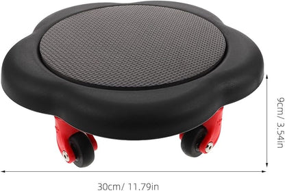 Ab Roller Wheel with Five-wheel Flower Design, Dual-sided Sliding Discs for Abdominal Exercise Equipment, Indoor Core Strength Training Fitness Sliders for Workout