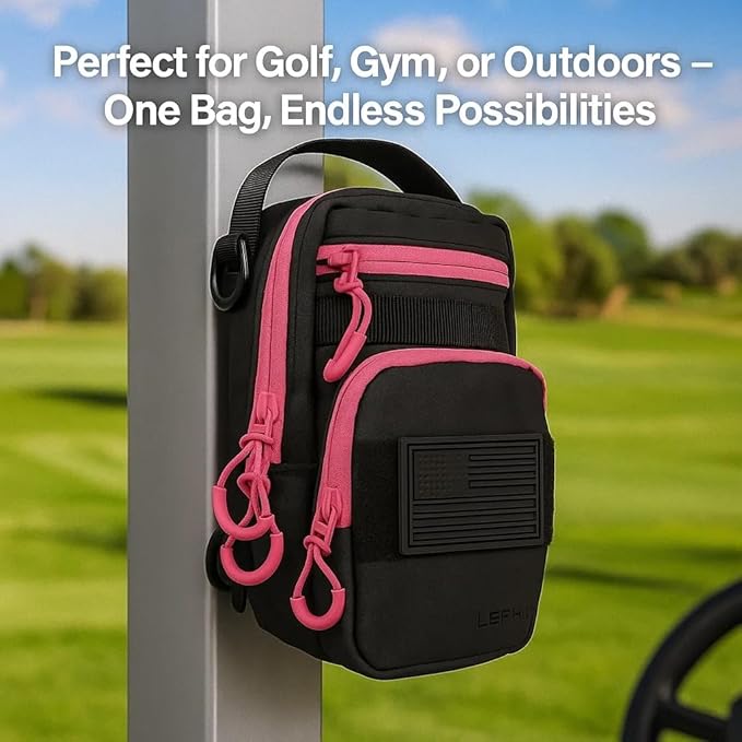 LEPHYON Magnetic Gym Bag Women, Small Gym Bag for women, Crossbody Mini Bags with Strong Magnets, USB Charging Port, Multi-Carry Design, Perfect for Workout, Best Gift for Fitness Lover