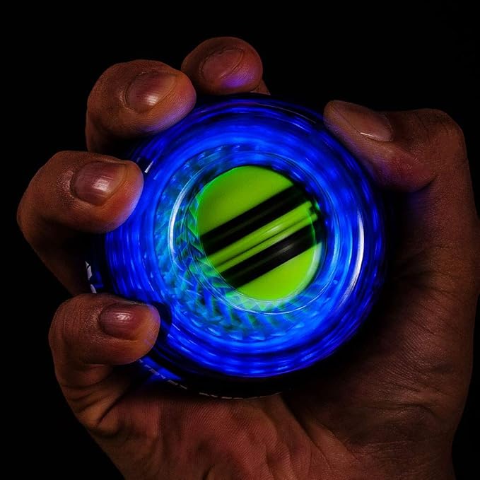 Gyro Ball Wrist Exerciser Gyroscope Ball Forearm Strengthener for Stronger Wrist Bones and Muscle