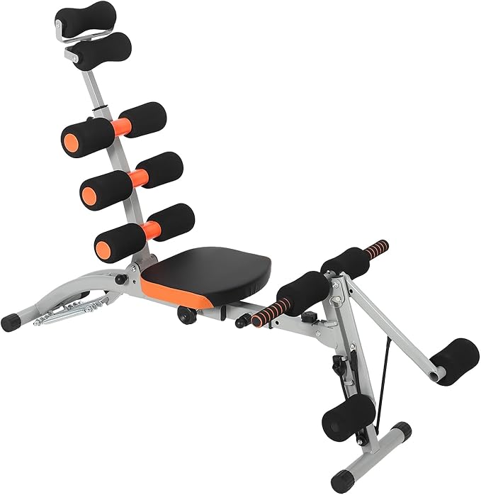 Adjustable Abdominal Trainer,Multi-Functional Ab Trainer Bench for Home Gym