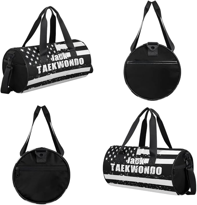 Personalized-Martial-Arts-Gear-Bag for Karate Teakwondo, Custom Jiujitsu Bag for Boys, Karate Teakwondo Bag for Gear Waterproof Lightweight Large USA