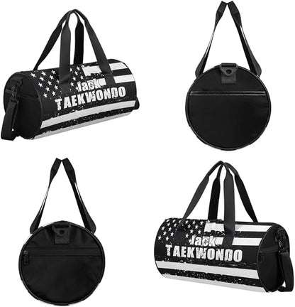 Personalized-Martial-Arts-Gear-Bag for Karate Teakwondo, Custom Jiujitsu Bag for Boys, Karate Teakwondo Bag for Gear Waterproof Lightweight Large USA