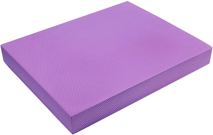 Estink Fitness Yoga Balance Mat, Professional TPE Yoga Balance Training Foam Pad Flat Support Soft Cushion Knee Pad High Rebound Exercise Fitness Yoga Mat for Yoga Flat Support Fitness Exercising